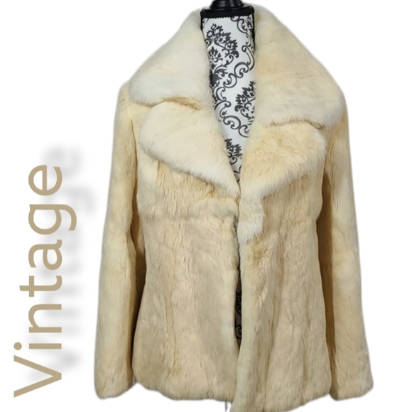 Dino Ricco Jackets & Blazers - Vintage Dino Ricco Rabbit Fur Coat